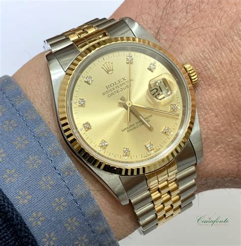 rolex datejust brillanti usato|rolex datejust 36 prezzo.